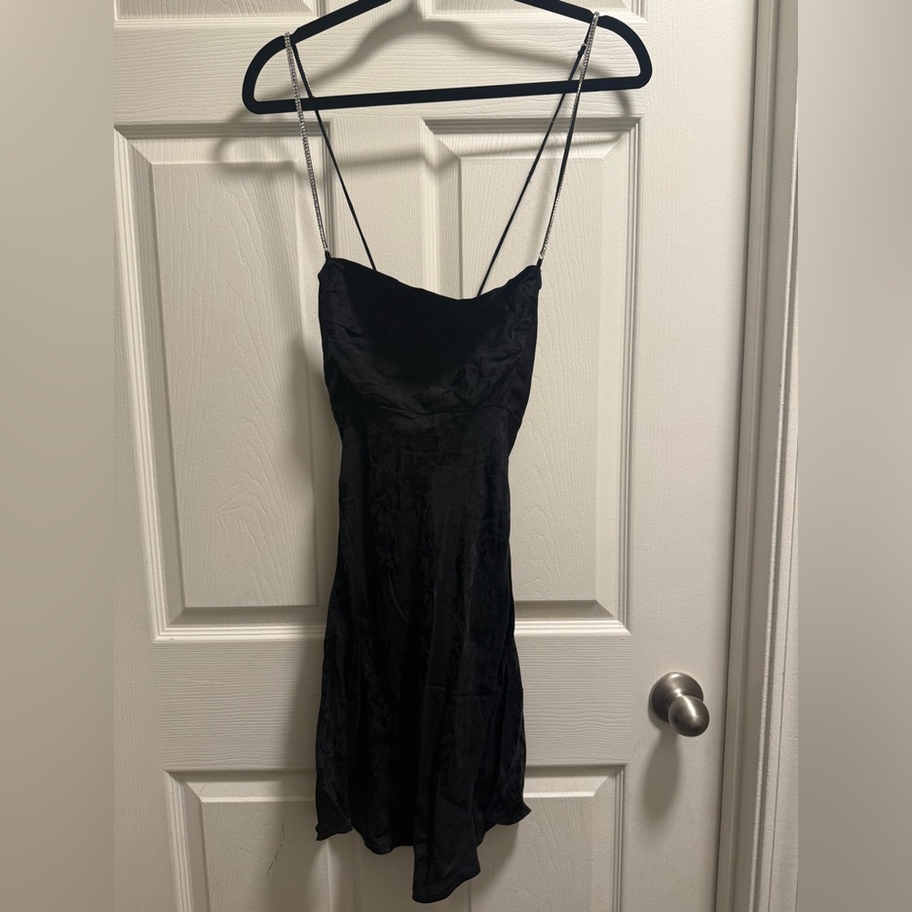 For Love & Lemons - Gabrielle Mini Dress in Black - Size S - Picture 4 of 10